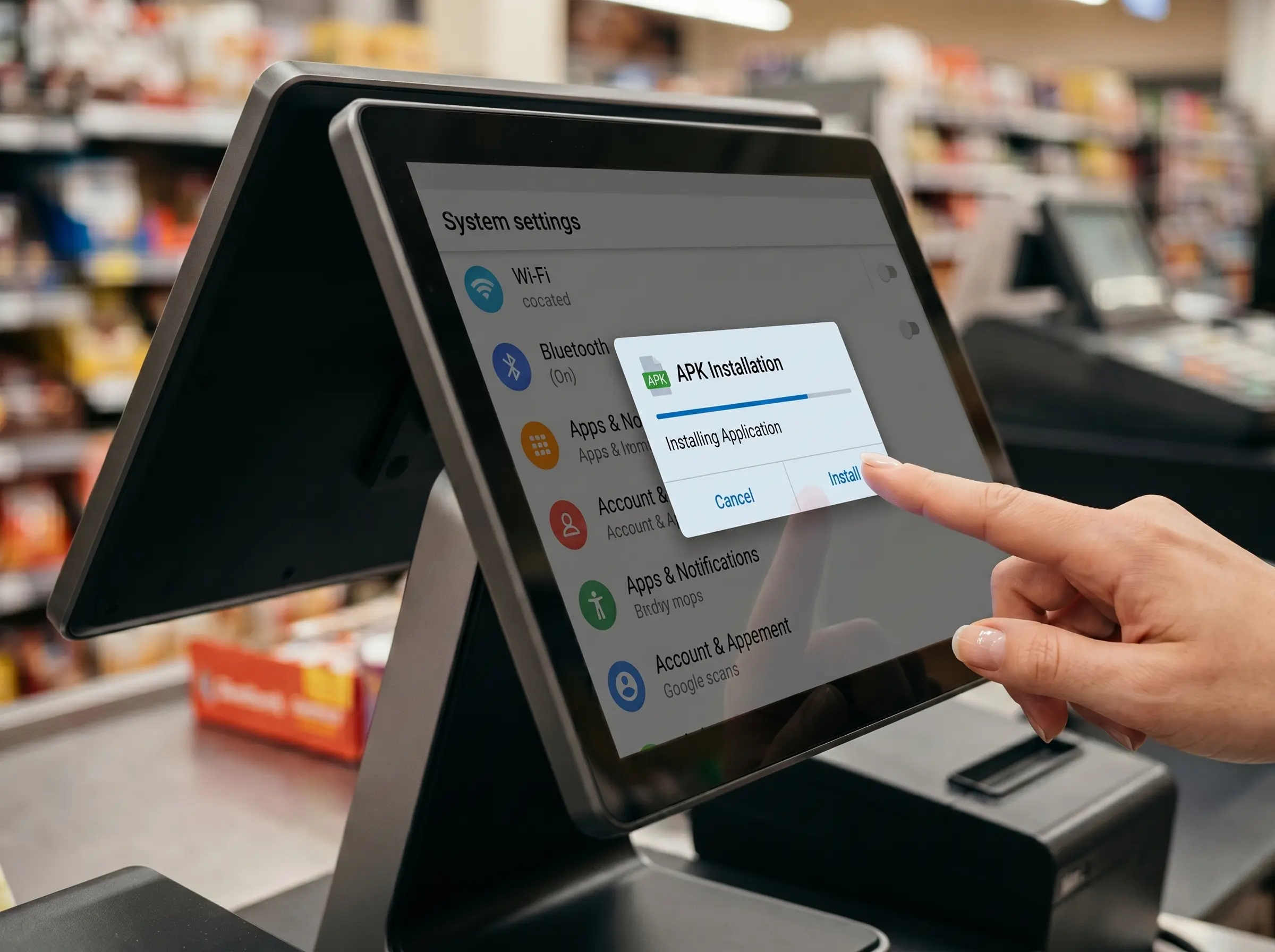 android pos apk installation testing verification 1
