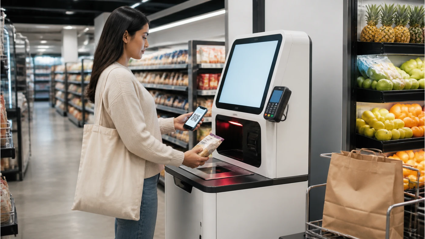 Self-Checkout Barcode Scanner Comparison: Kiosk Scanner vs Handheld Scanner